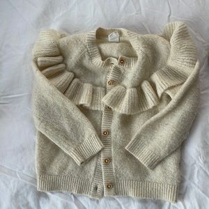 H&M toddler girl fuzzy cardigan 2t